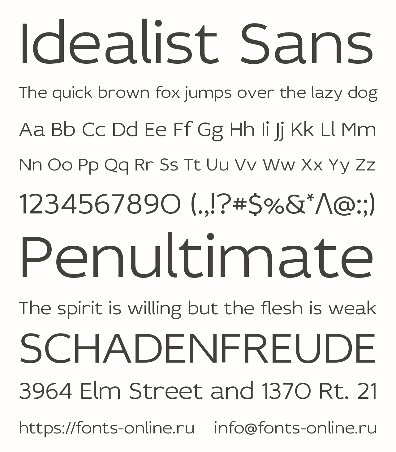Idealist Sans Free Font Download